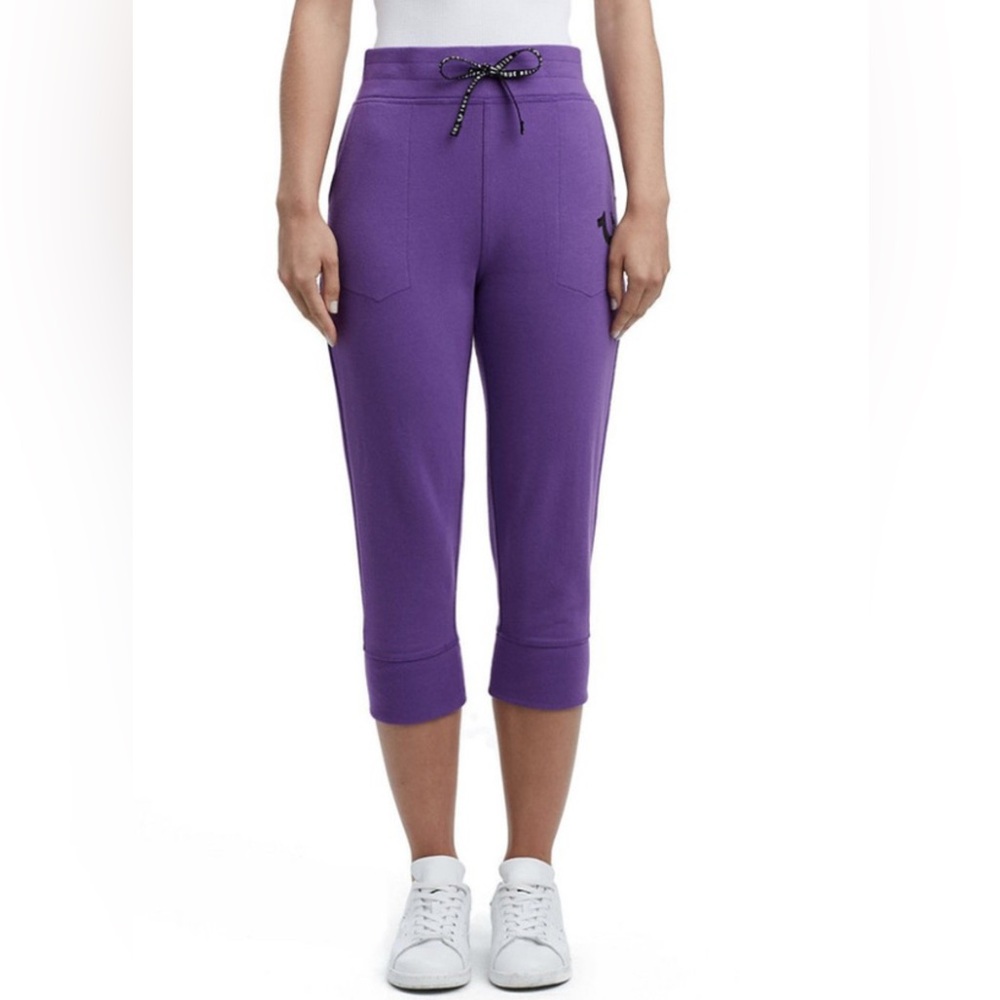 True Religion Women's Capri Jogger Sweatpants